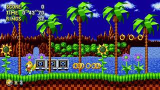 Messing around the Debug Mode in Green Hill Zone (Xbox Series S RAW Gameplay)