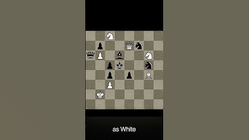 Mate in Two - Daily Chess Puzzle - No. 286 - #chess #puzzle #checkmate #shorts #0_algo_chess