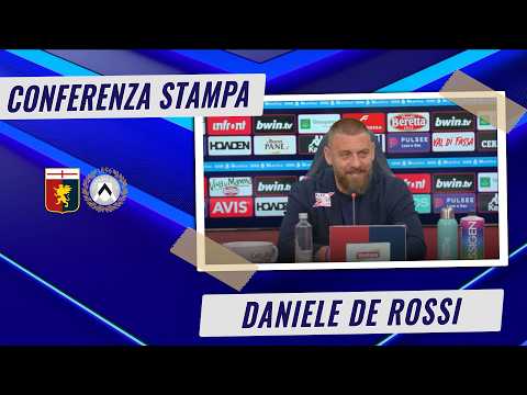 Video Conferenza stampa | De Rossi dopo Genoa-Udinese 20/03/2026