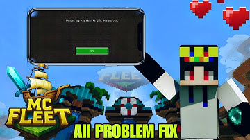 Please log into XBOX to join this server | Minecraft error in mcfleet
