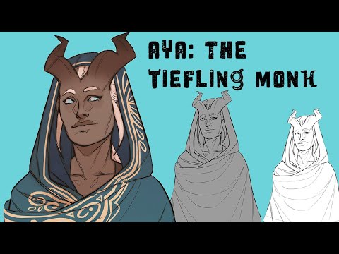 Introducing Aya: The Tiefling Monk of Teenagers & Troublemakers: Animated