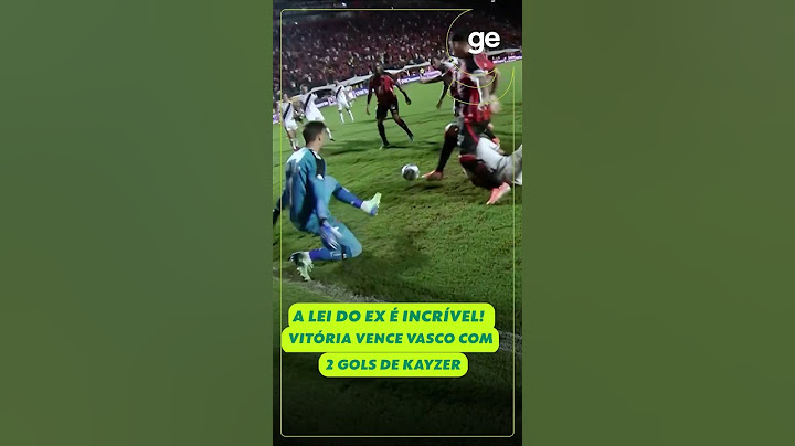 VITÓRIA VENCE VASCO COM 2 GOLS DE KAYZER! | BRASILEIRÃO | #shorts | ge.globo