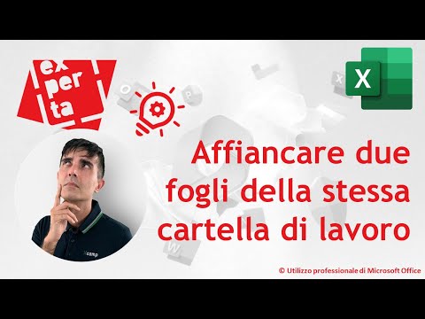 EXCEL - TRUCCHI E SEGRETI: 💡 Affiancare due fogli della stessa cartella di lavoro