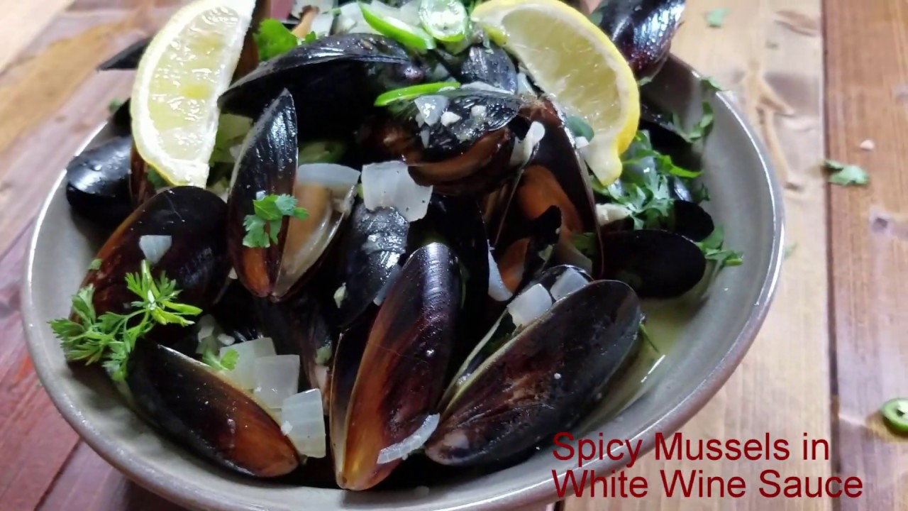 Spicy Mussels In White Wine Sauce YouTube