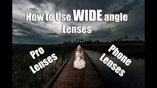 Get RID of DISTORTION!  How to use WIDE Angle Lenses- Cameras & iPhones!