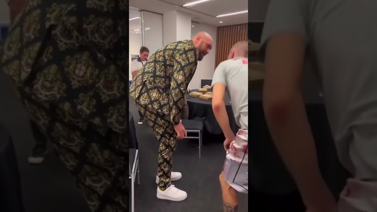 ‘BEAUTIFUL MOMENT’ Tyson Fury CONSOLES Boxer Campbell Somerville after his LOSS