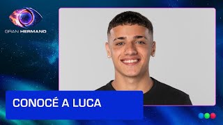 Conocé a Luca: nuevo participante de Gran Hermano - YouTube