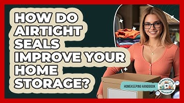 How Do Airtight Seals Improve Your Home Storage? - Homekeeping Handbook