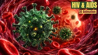 What is HIV and how it progresses to AIDS | HIV explained with 3D Animation 