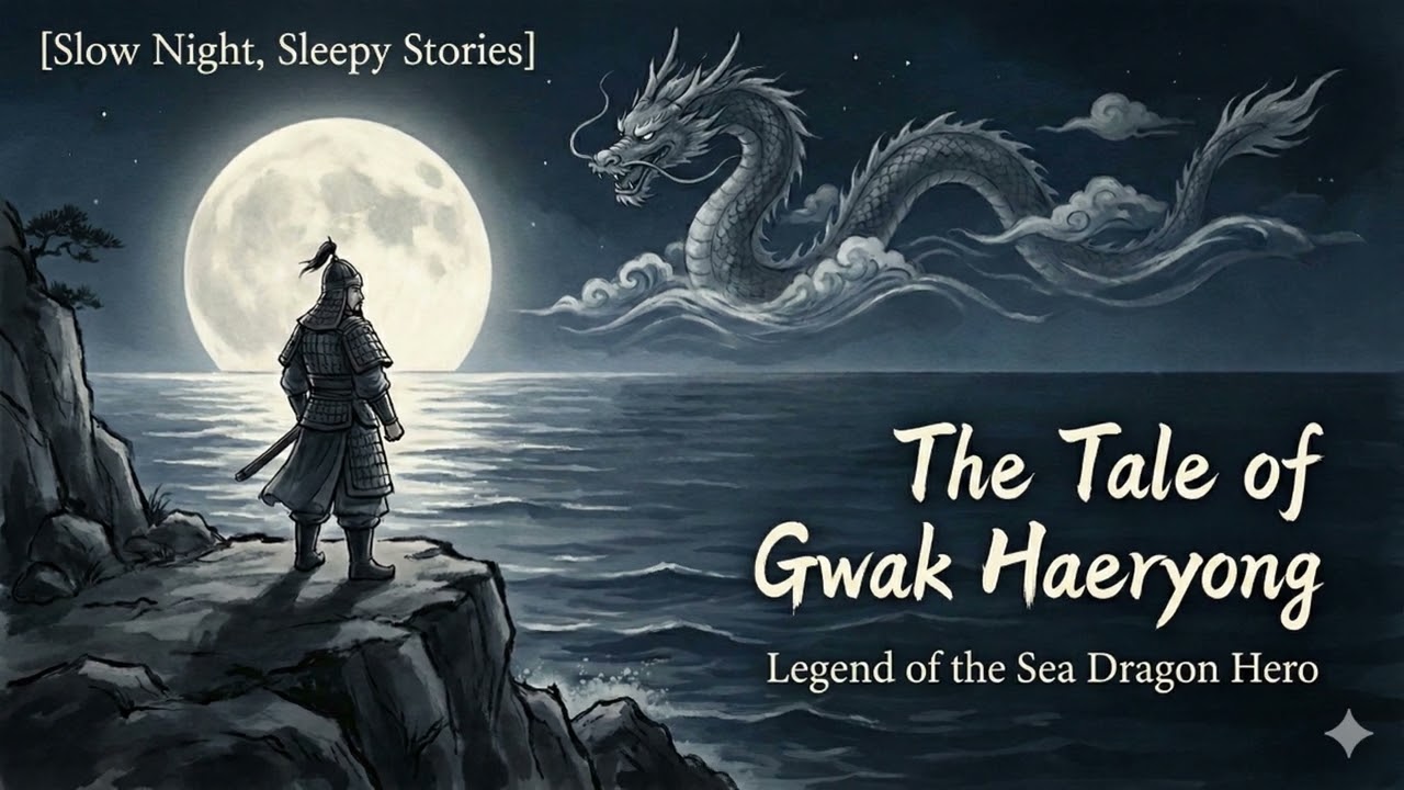 [Sleep Story] Legend of the Sea Dragon 🐉 | The Tale of General Gwaksleep story en (26 min)