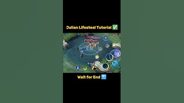 Julian Lifesteal Tutorial Mobile legends #ml2b #julian #mlbb #shorts