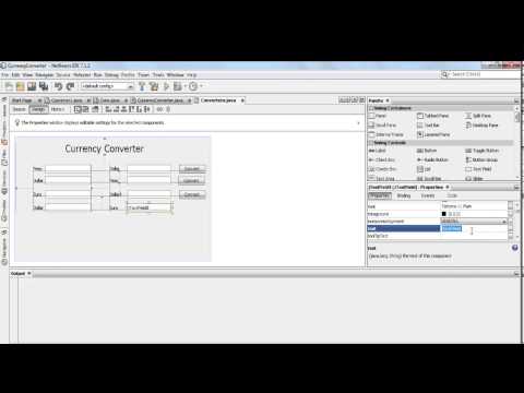 How to makeCurrency Converter using Java Netbeans
