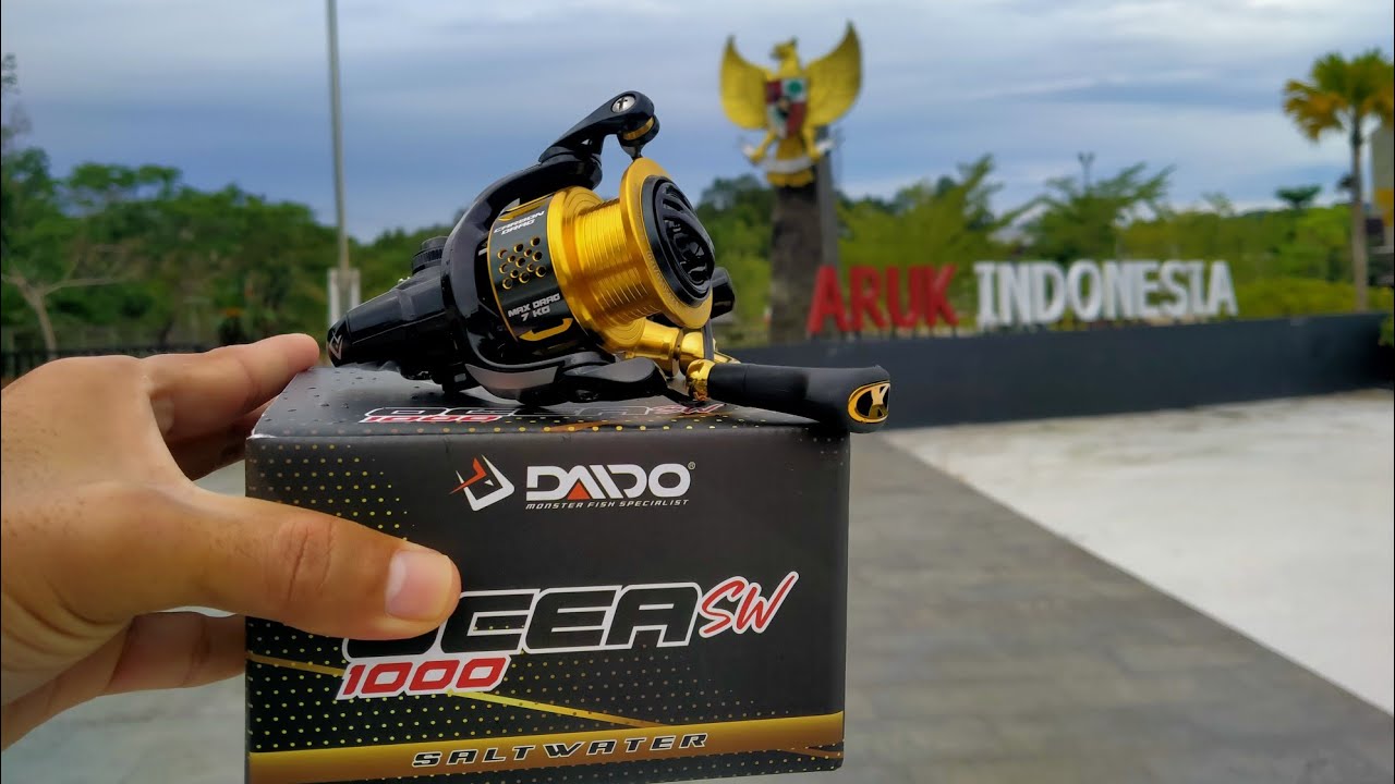REEL DAIDO OCEA SW 1000||MENDARAT MULUS DIPERBATASAN INDONESIA-MALAYSIA||ANGLER ARUK