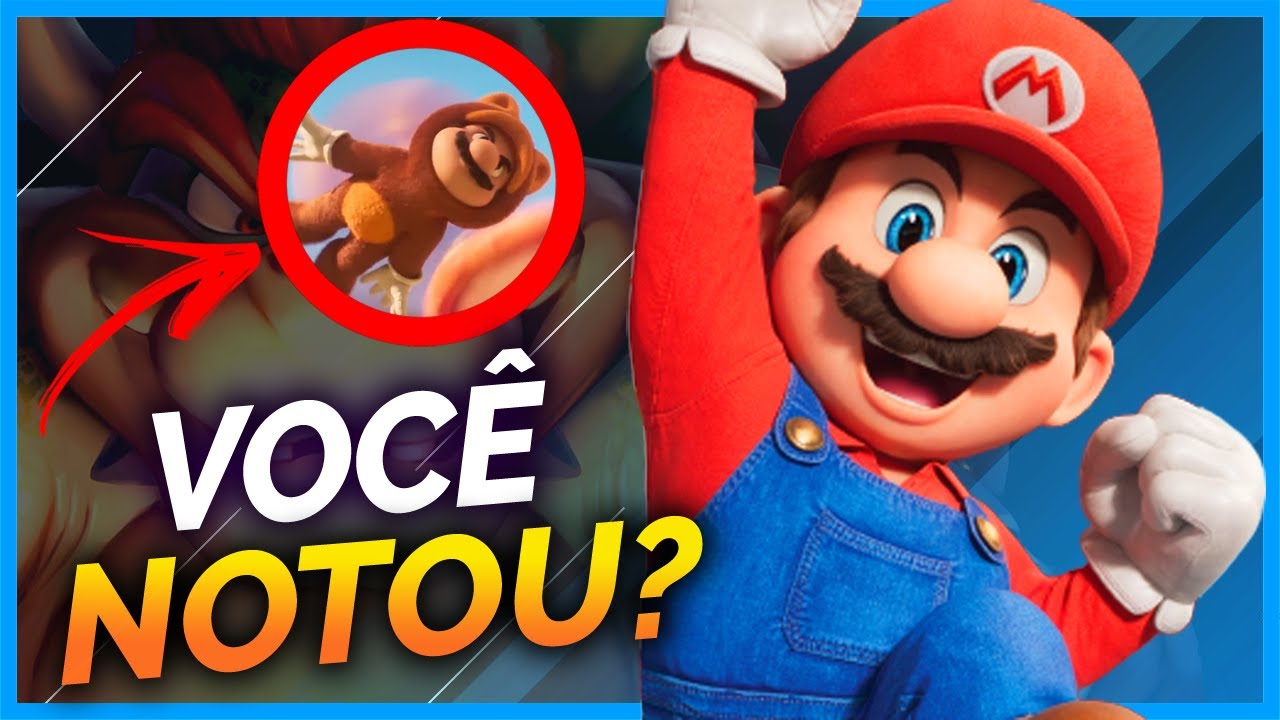 Primeiro trailer de Super Mario Bros. vem recheado de referência