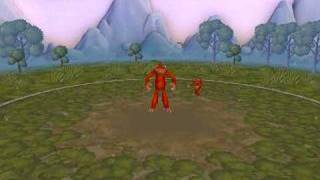 A spore that looks like a monkey