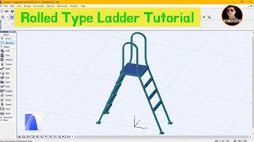 | Archicad Tutorial | - | Instant Customize and use of Rolled Ladder into MEP Plan  |3D Tutorial |