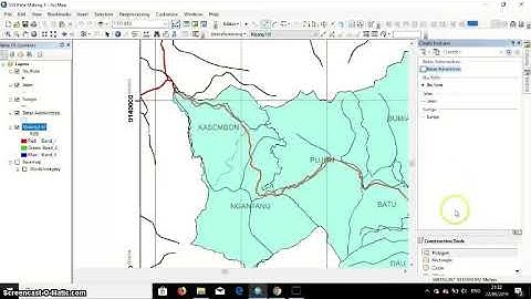 Georeferencing,Input Data, dan Digitasi dengan Software ArcGis 10.4
