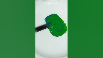 🟢 + 🔵 mix How to make dark green color easy || #shortsvideo #shorts #colormix