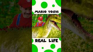 Yoshi is WAY too OP 😭🦖 #reallife #yoshi #mario