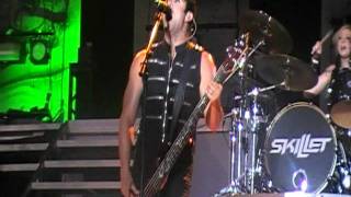 Skillet  Intro/Whispers in the Dark Live at Magic Springs AR 2011 HDD Quality Part 1/17