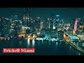 Brickell Downtown Miami at Night  by Drone