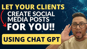 Let your clients create social media posts for you