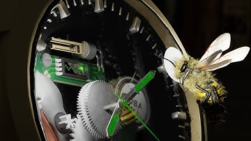 Quartz watch and tuning fork visualization