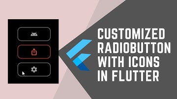 CUSTOM RADIOBUTTONS WITH ICON IN FLUTTER || JOOKAE