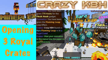 Opening 3 Royal Crates | Mineplex