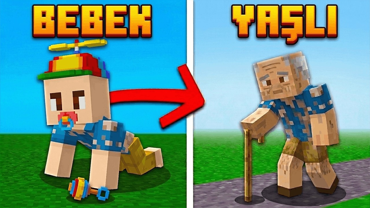 OĞLUM NASIL YAŞLANDI? - Minecraft