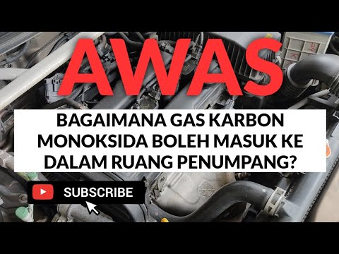 Video: Apakah gas yang dikeluarkan dari ekzos kereta?