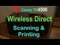 Canon Pixma TR4500 Wireless Direct Scanning & Printing.