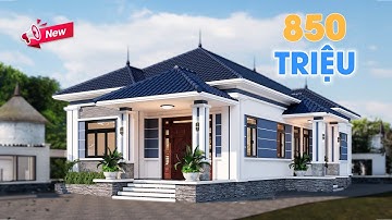 Mẫu nhà vườn mái nhật cực đẹp mà chi phí đầu tư hợp lí | MN03255