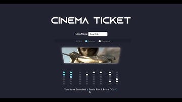 Booking Movie Tickets With Vanilla Javascript And Bootstrap 5