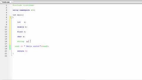 C++ Programming Tutorials - 2 - Data Types - Ferkari C++ ba Kurdi 2 [Kurdish] - By Ziyad
