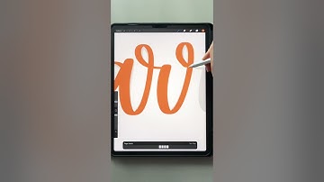 🥕link in description! #procreate #calligraphy #shorts