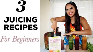 3 Juicing Recipes for Beginners #juicing #juicingforbeginners #juicingforhealth #juicesfordetox