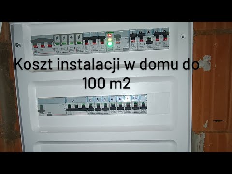 Ile kosztuje instalacja elektryczna w domu do 100 m2? Projekt Galia 92 m2 Ile za materiał?