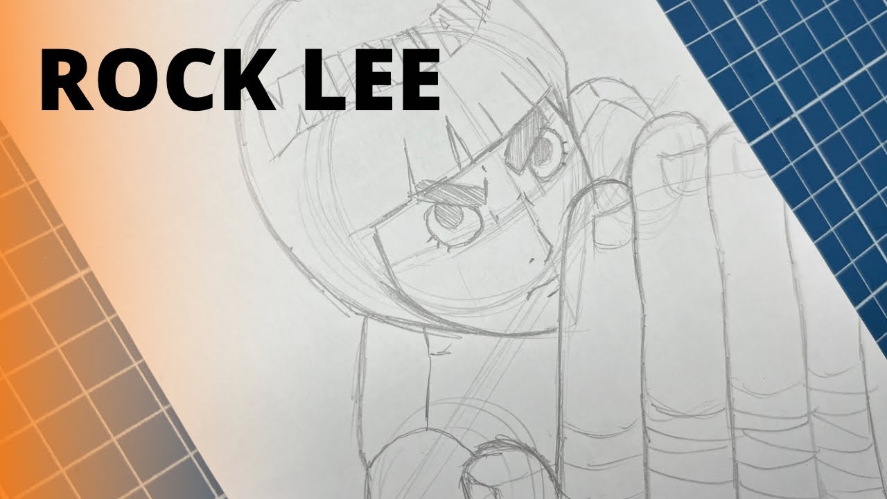COMO DESENHAR ROCK LEE