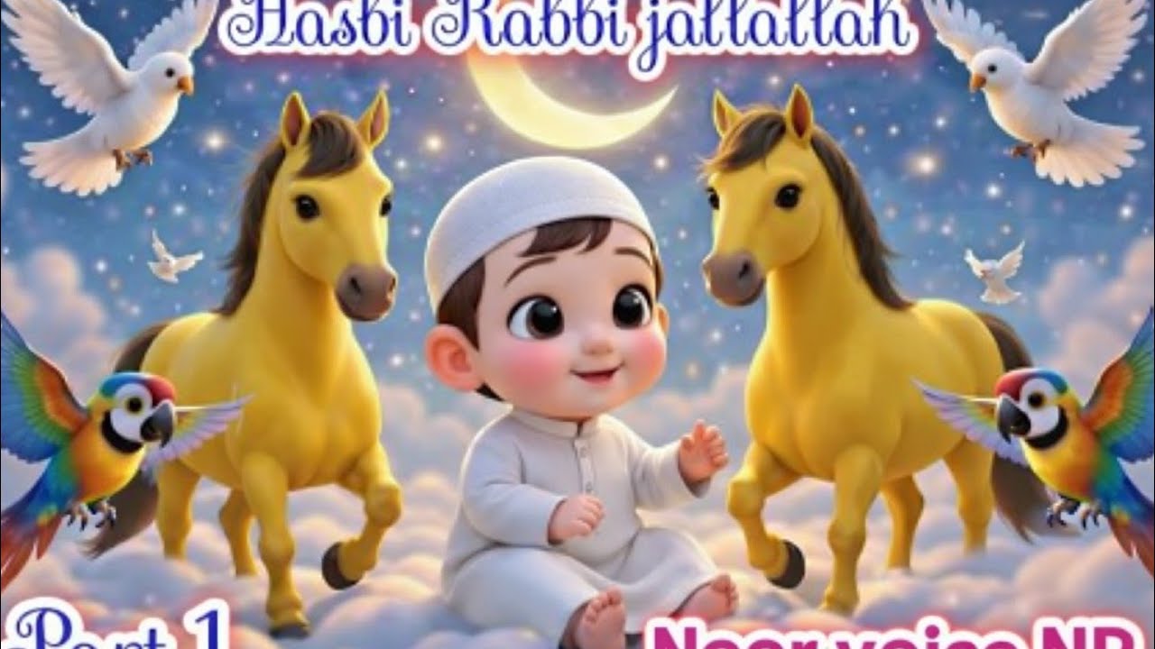 Hasbi Rabbi jallallah Naat part (1) | Cute kids Naat Sharif | Beautiful voice Hasbi Rabbi jallallah