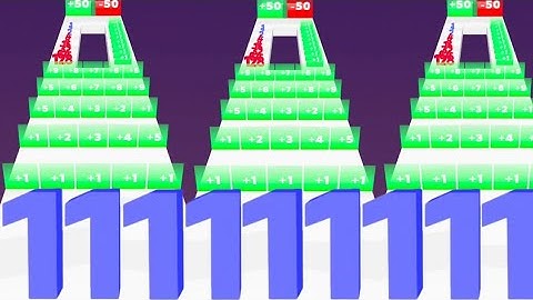 Merge Number Run Master Vs Circles Run - All levels, Levels up number ( Max levels ) Math games ios