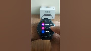 How to enable Always on Display on BeatXp Neo Vega smartwatch. #shorts