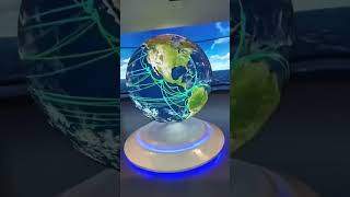 P2.5 full color high resolution spherical led display, exhibition effect after completion.