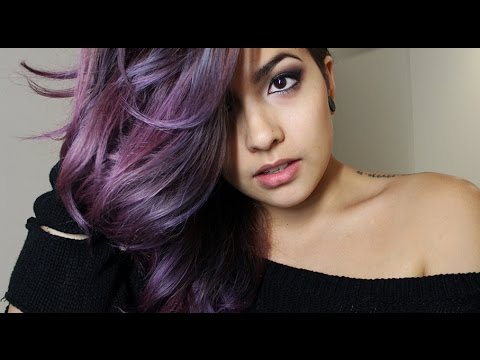 How I Did My Dark Purple Hair Dark Enchanted Forest
