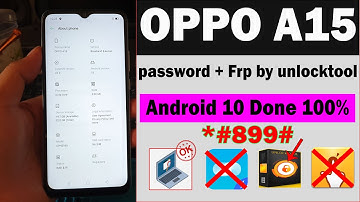 OPPO A15 Hard Reset Password / By Unlocktool Done100%