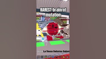 Stealing the RAREST Brainrot mutation in the game in steal a brainrot #roblox