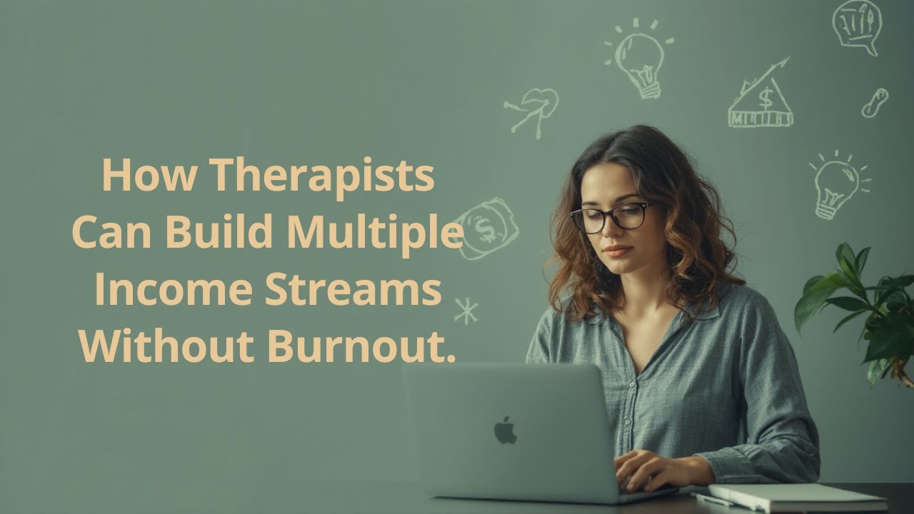 How Therapists Can Build Multiple Income Streams Without Burning Out