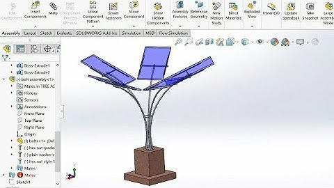 #Solar tree structure design with solidworks how to solar tree structure for solidworks tree design#