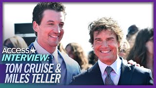 Tom Cruise \& Miles Teller On New ‘Top Gun’ Shirtless Scene