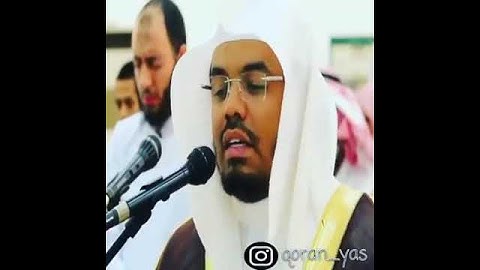 القارئ ياسر الدوسري